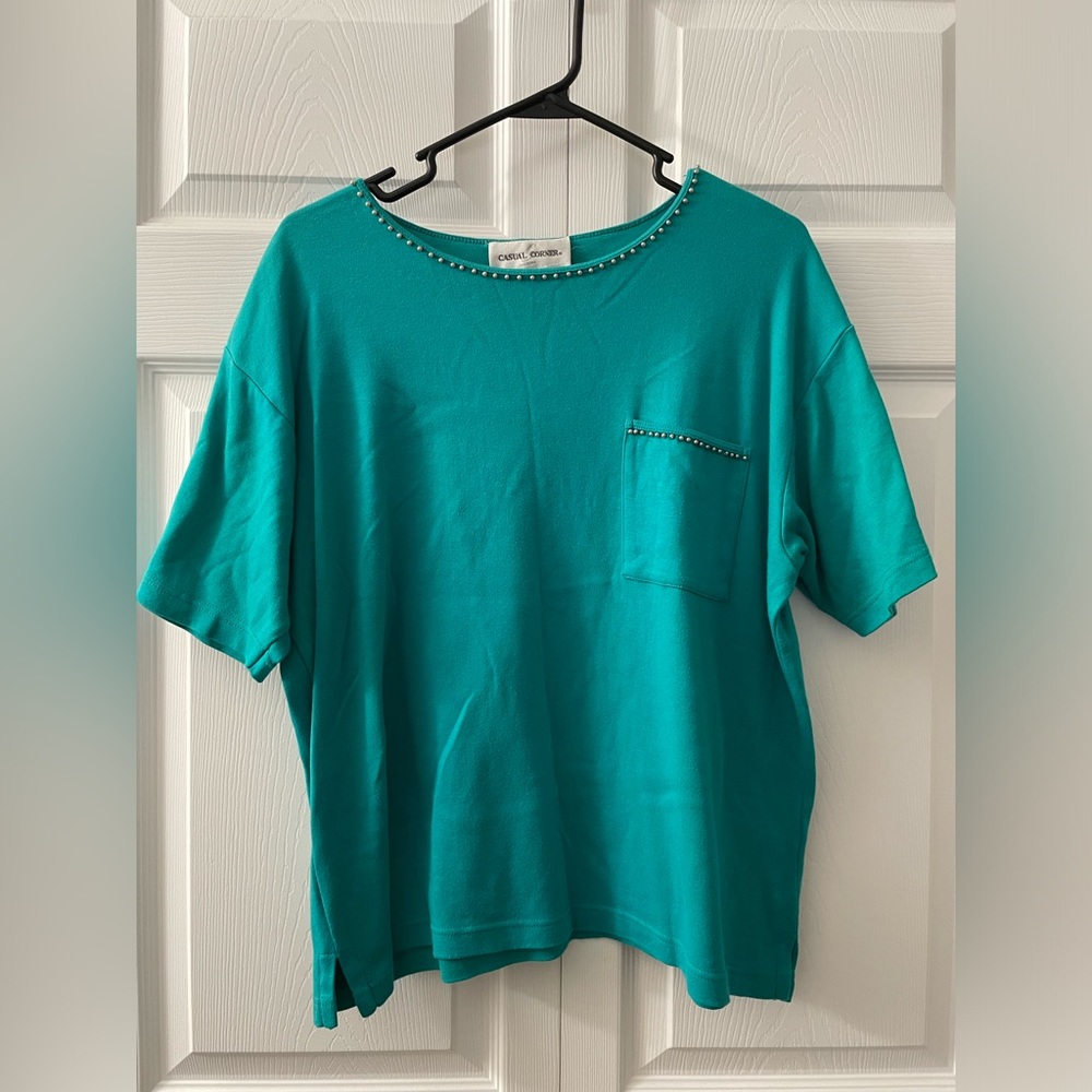🐮Casual corner teal blouse🐮